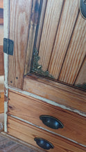 Load image into Gallery viewer, farmhouse antique style wall cabinet with drawers