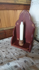 Primitive candle box