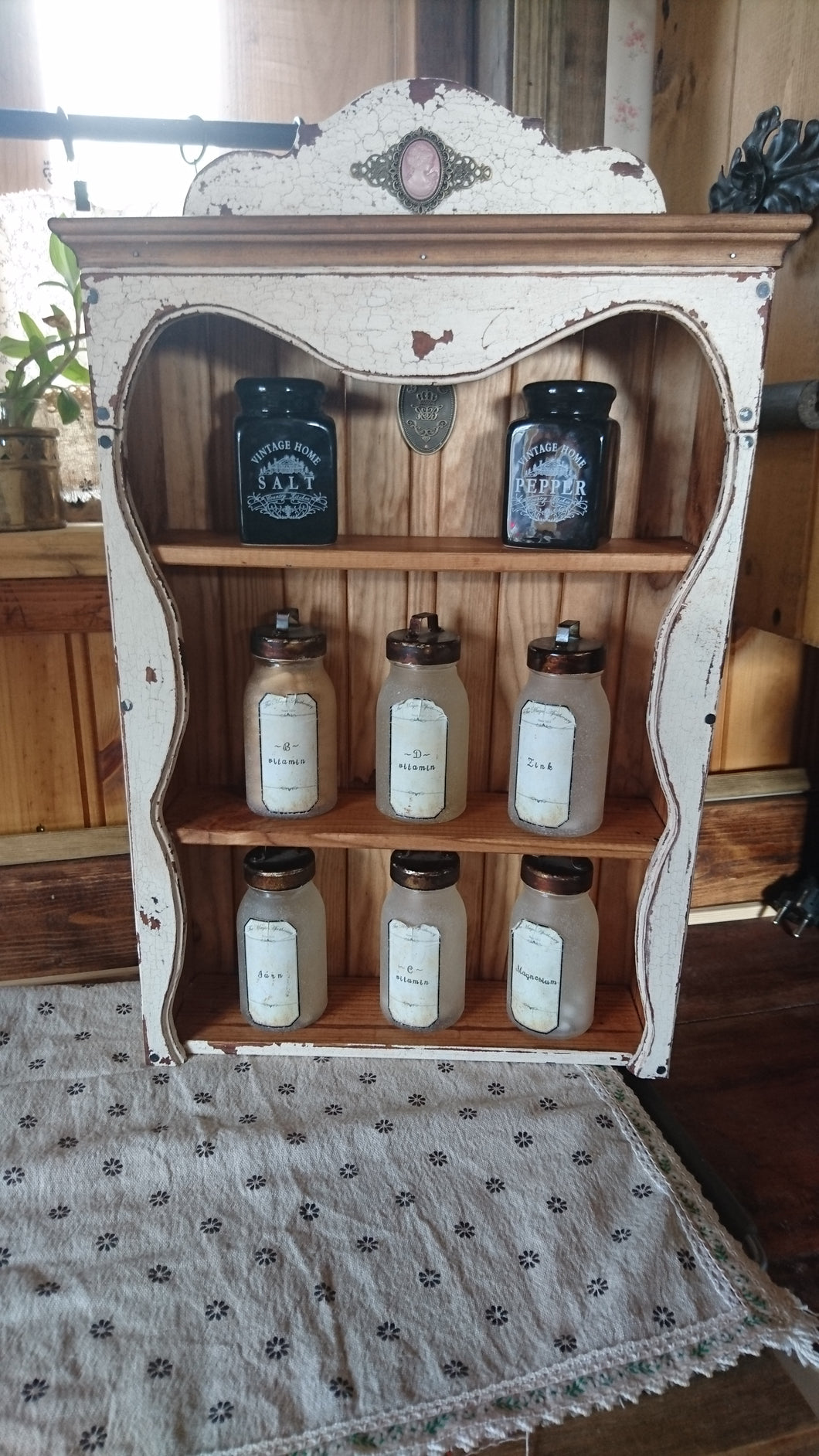 Farmhouse display cabinet