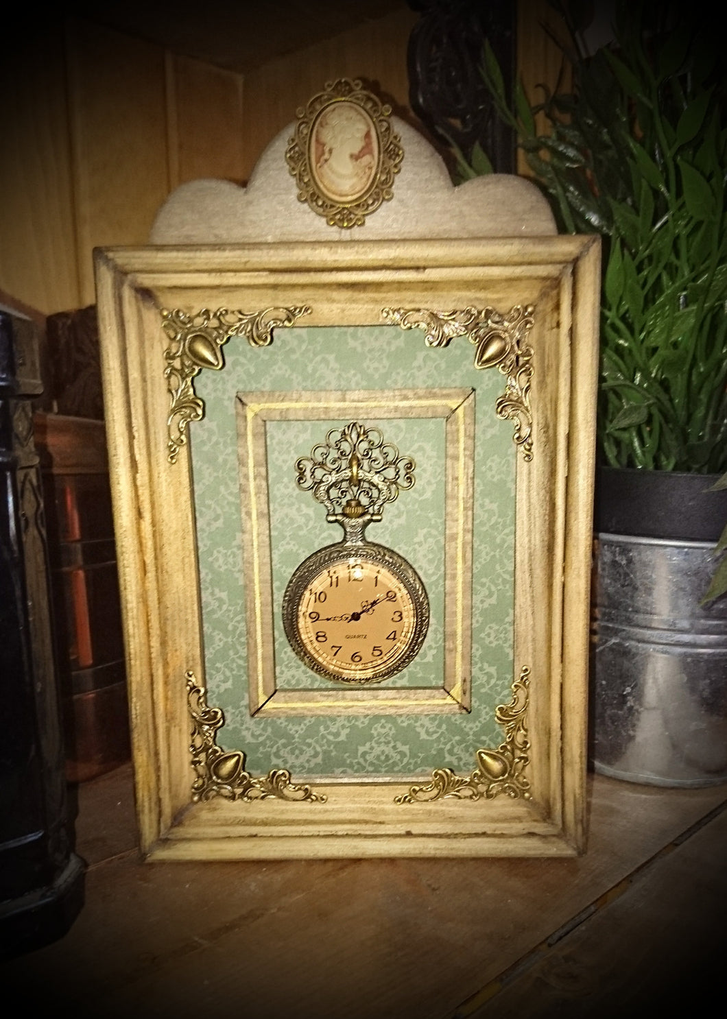 Rustic clock